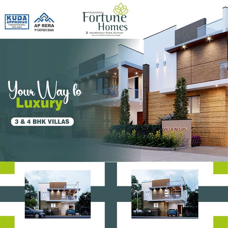 Fortune Homes 3 and 4 BHK